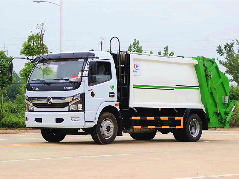 国六东风8方压缩垃圾车